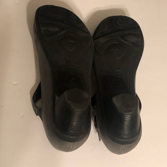 NAOT Womens Gray Mary Jane Strap Heel Sz 8 - Picture 4 of 9